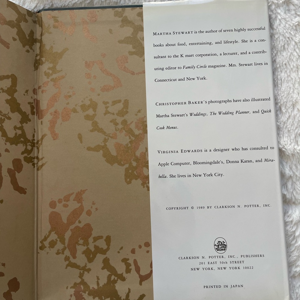 Martha Stewart’s Christmas 1st Edition Holiday Entertaining 1989 - Picture 9 of 9